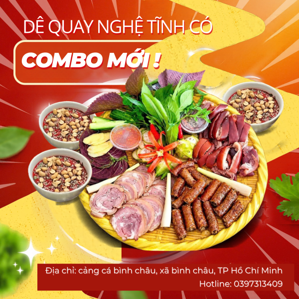 combo mẹt 3 món + tiết canh